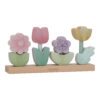 Stacking Puzzle Flowers - Fairy Garden FSC